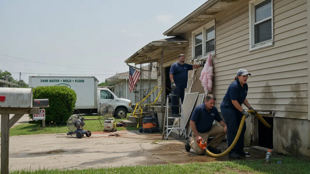 Water Damage Repair in Forest, LA near me